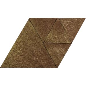 Krinoos krinoos Korkstone triangle brown gold 15401627062018